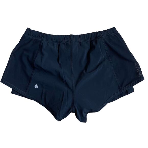 Lululemon Meshed Up Short Black 2.5" Black Size 6 - Picture 5 of 9